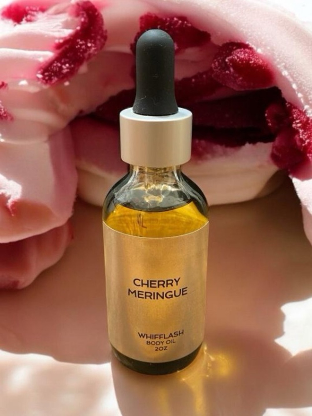 Cherry Meringue Body Oil Moisturizing Skin Softener